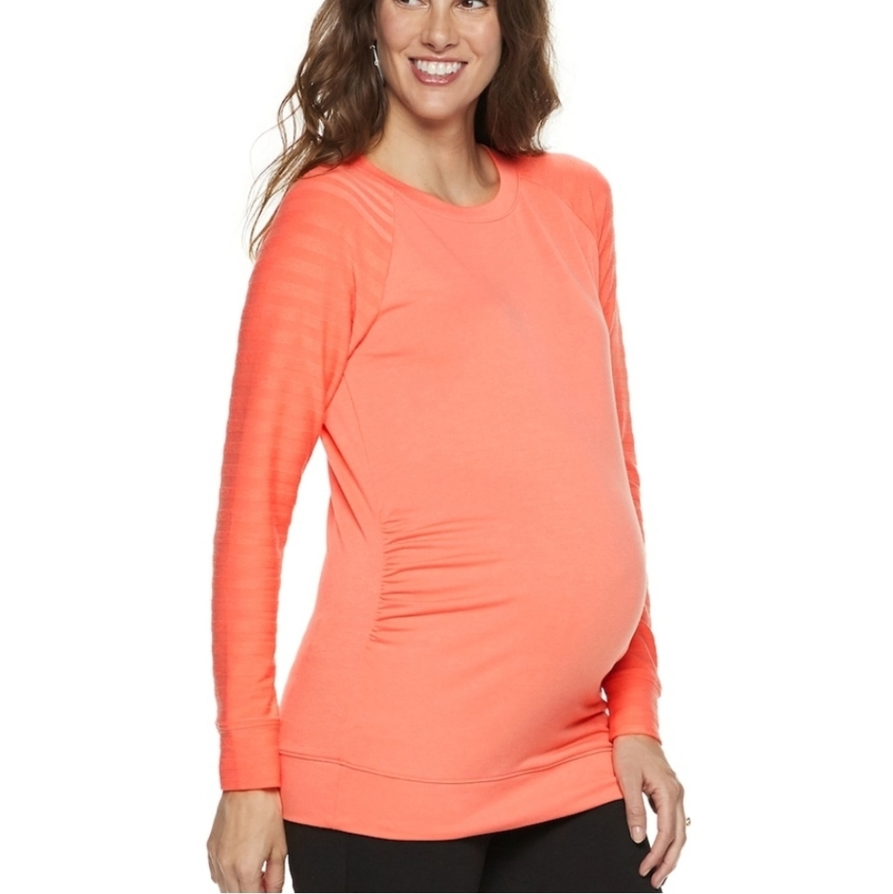 NWT A Glow Peach Maternity Tunic
